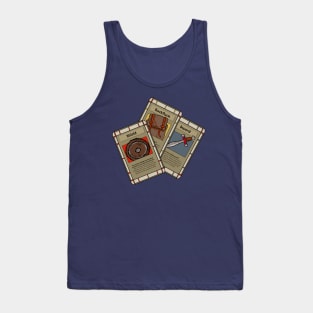 Stack of Trading Cards No 3 - Role Playing Game Tank Top